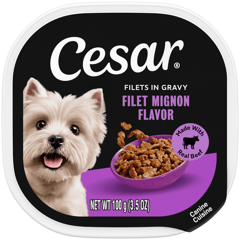Cesar Filets in Gravy Filet Mignon Wet Dog Food