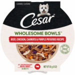 Cesar Wholesome Bowls Beef, Chicken, Carrots & Purple Potatoes Wet Dog Food