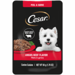 Cesar Mini Pouches Filets in Gravy Angus Beef Mini-Pouch Wet Dog Food