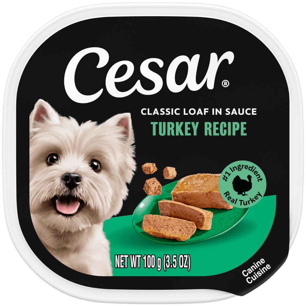 Cesar Classic Loaf in Sauce Turkey Wet Dog Food