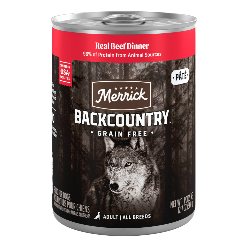 Merrick Backcountry Grain Free Real Beef Wet Dog Food