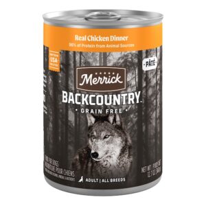 Merrick Backcountry Grain Free Real Chicken Wet Dog Food