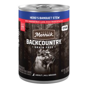 Merrick Backcountry Grain Free Hero’s Banquet Wet Dog Food