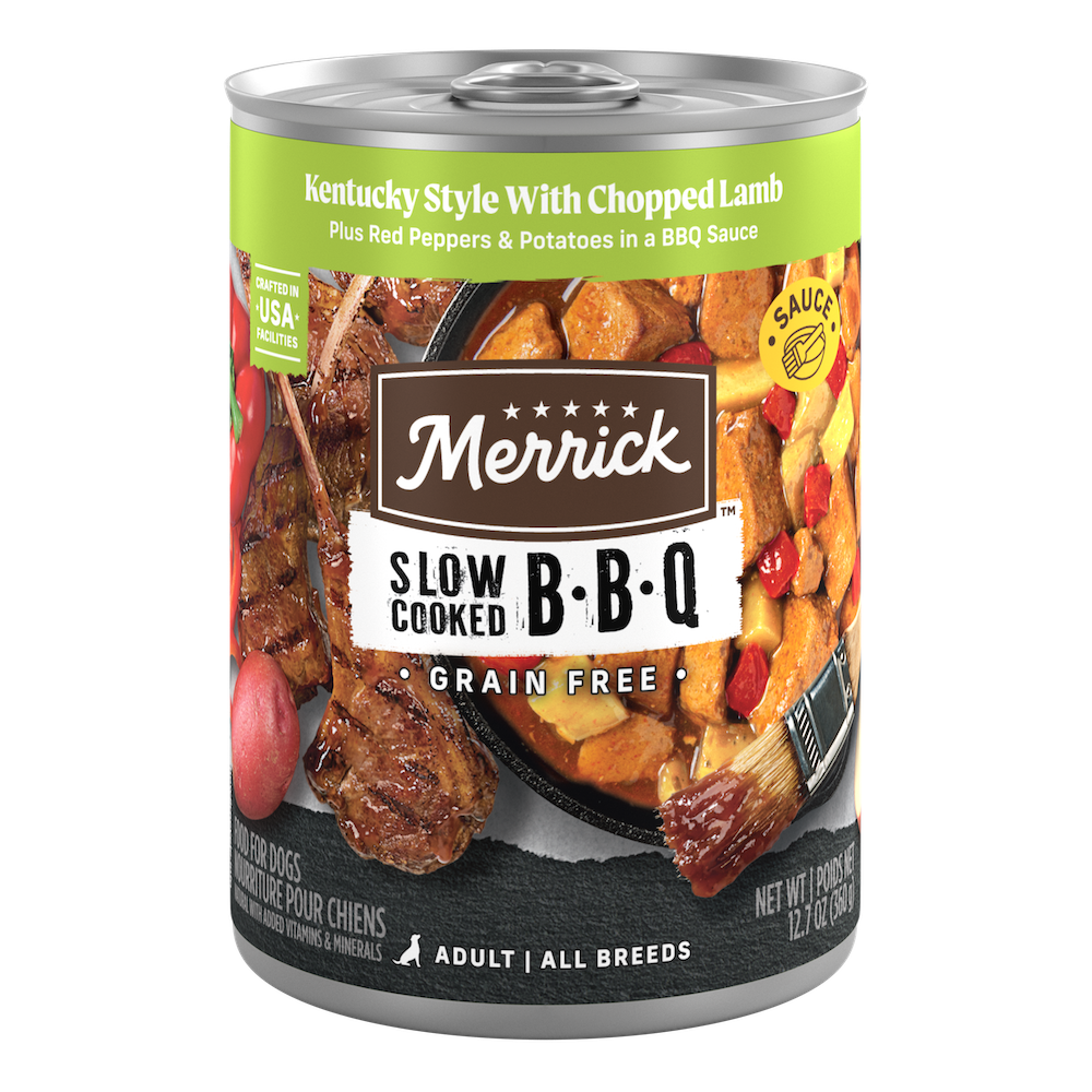 Merrick Backcountry Slow-Cooked BBQ Chopped Lamb Wet Dog Food