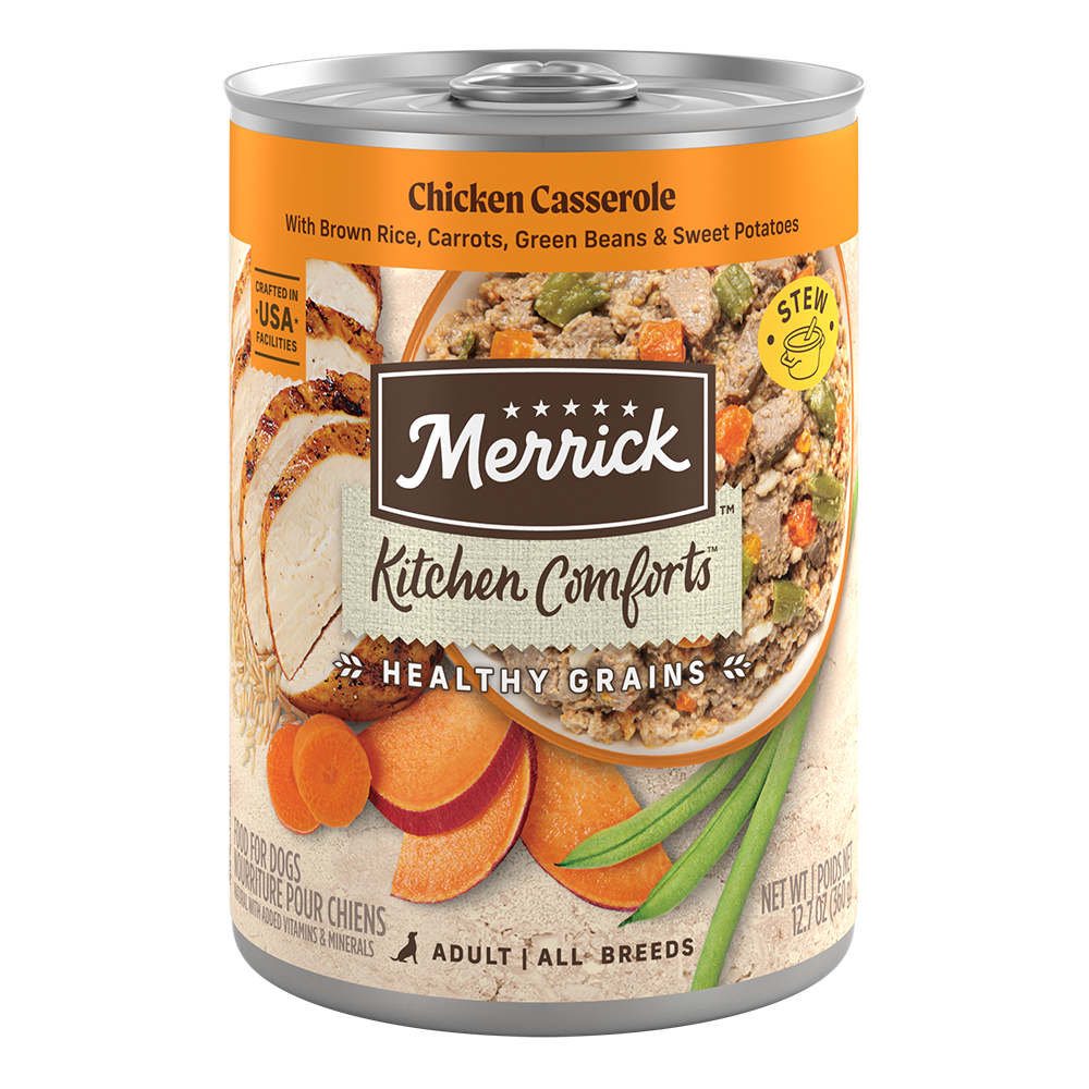 Merrick Classic Healthy Grains Kitchen Comforts Chicken Casserole Wet Dog Food
