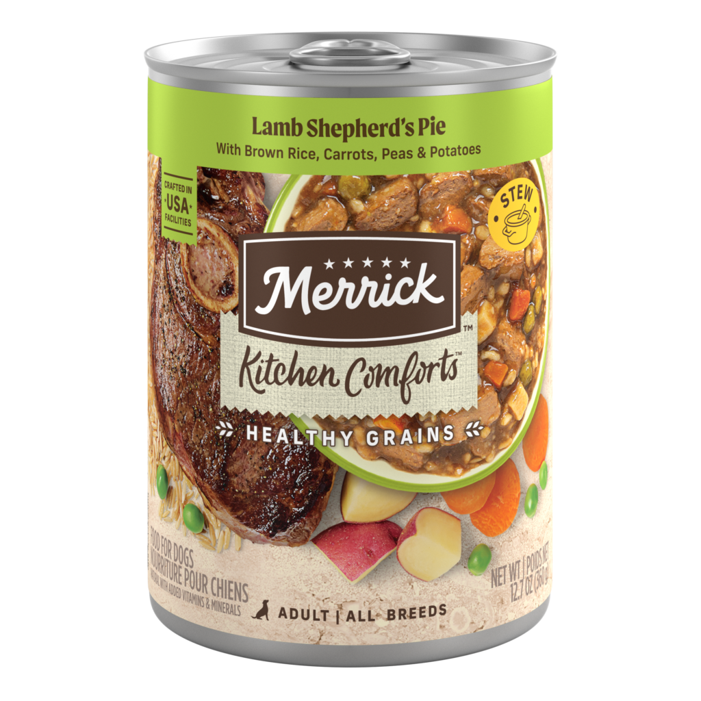 Merrick Classic Healthy Grains Kitchen Comforts Lamb Shepherd’s Pie Wet Dog Food