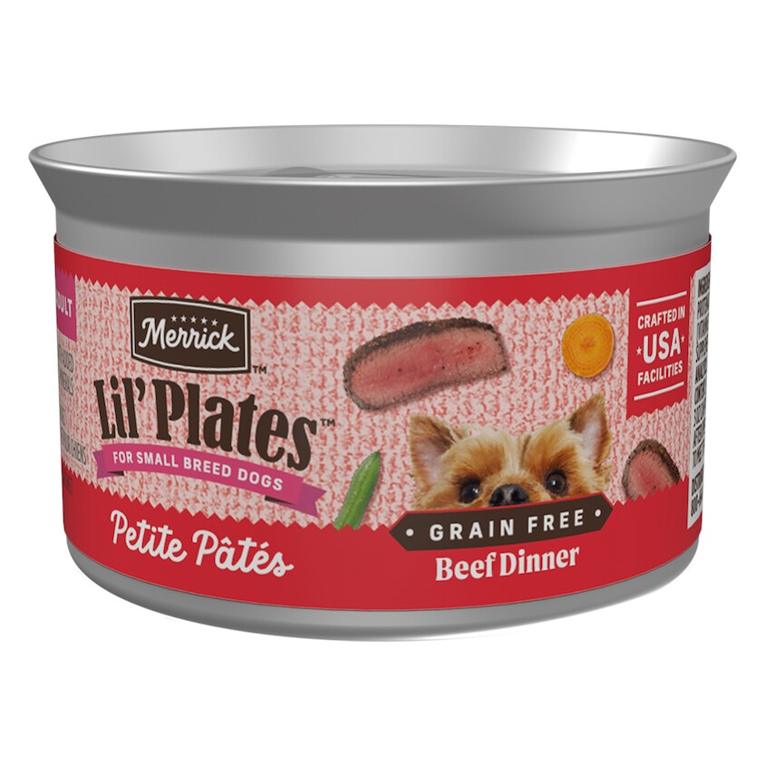 Merrick Lil’ Plates Petite Pates Beef Wet Dog Food