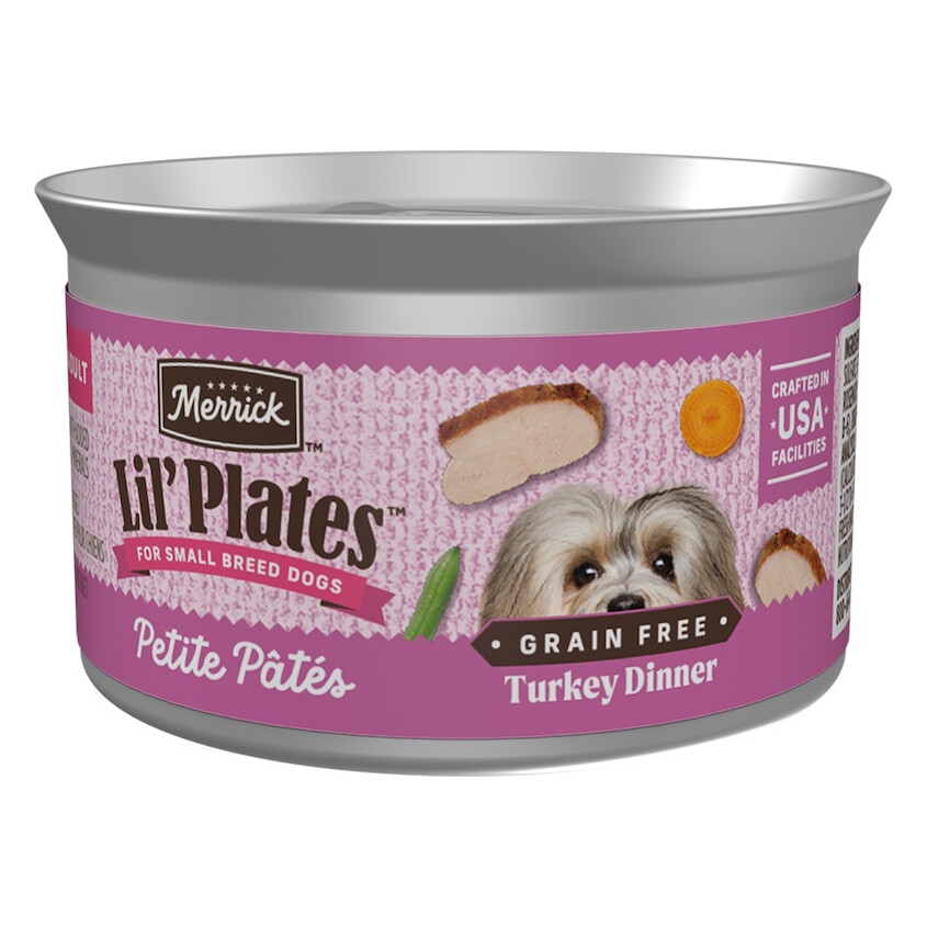 Merrick Lil’ Plates Petite Pates Turkey Wet Dog Food