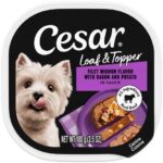Cesar Loaf Topper Sauce Filet Mignon Flavor With Bacon & Potato Wet Dog Food, photo 2