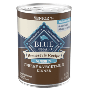 Blue Life Protection Formula Homestyle Recipe Senior Turkey Vegetable Dinner Wet Dog Food