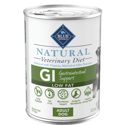 Blue Natural Veterinary Diet GI Low Fat Wet Dog Food