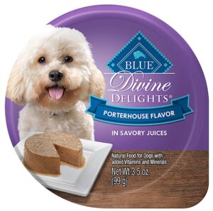 Blue Delights Porterhouse Savory Juices Wet Dog Food