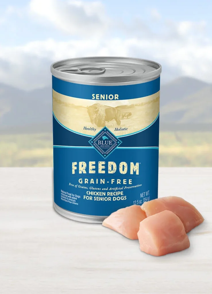 Blue Freedom Senior Chicken Wet Dog Food