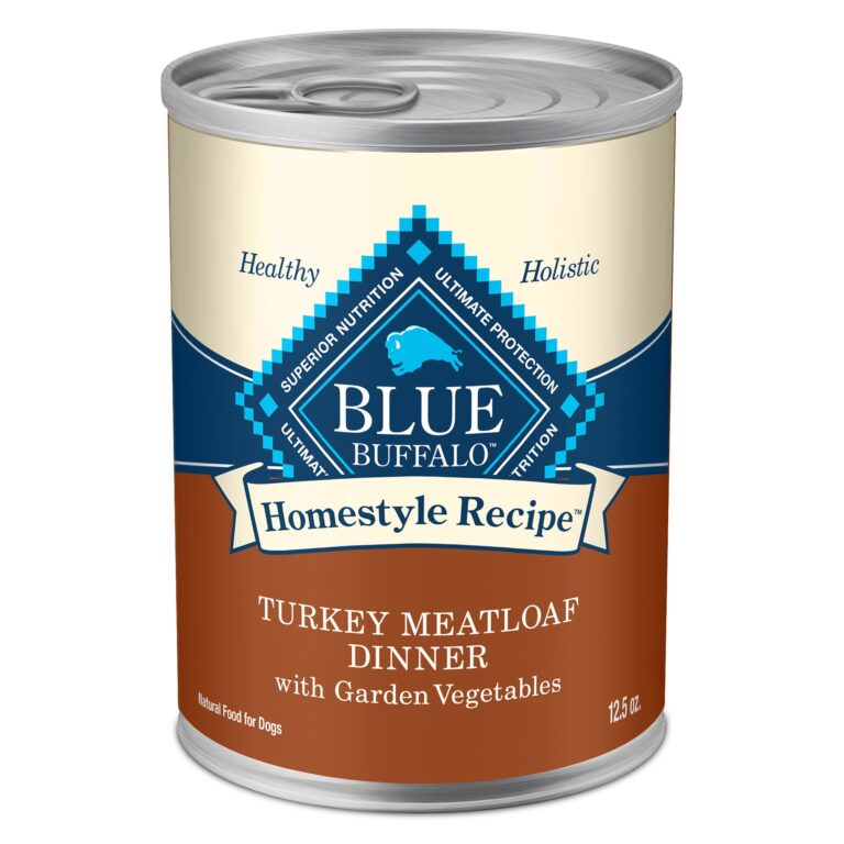 Blue Homestyle Recipe Turkey Meatloaf Dinner Wet Dog Food