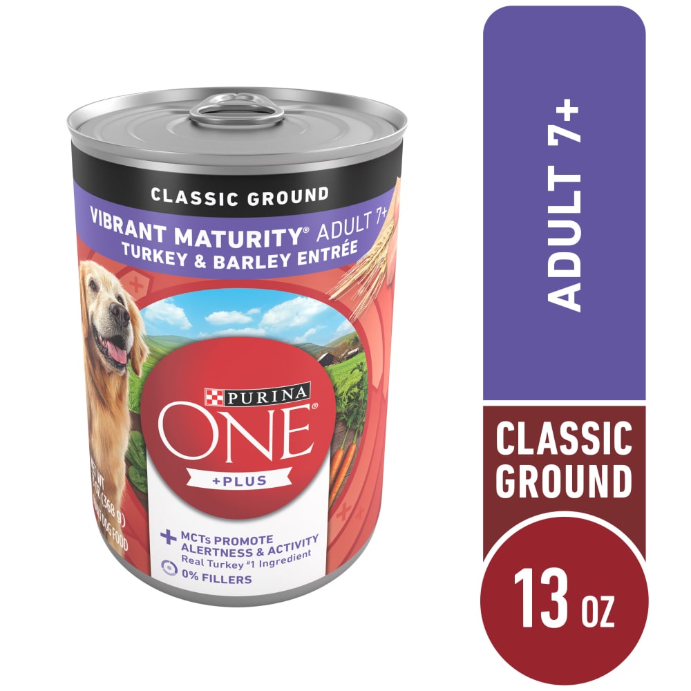 Purina ONE Vibrant Maturity Turkey & Barley Wet Dog Food