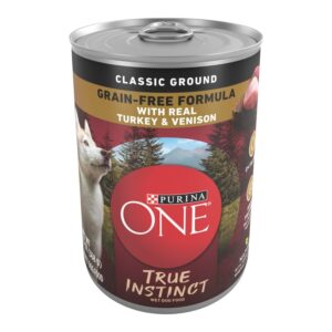 Purina ONE True Instinct Grain Free Turkey & Venison Wet Dog Food