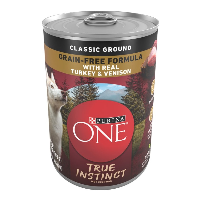 Purina ONE True Instinct Grain Free Turkey & Venison Wet Dog Food