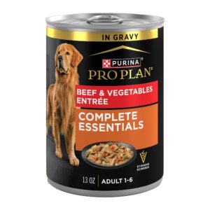Purina Pro Plan Complete Essentials Adult Beef & Vegetables Entrée Slices in Gravy Wet Dog Food