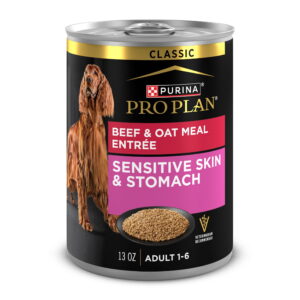 Purina Pro Plan Sensitive Skin & Stomach Beef & Oat Meal Entrée Classic Wet Dog Food