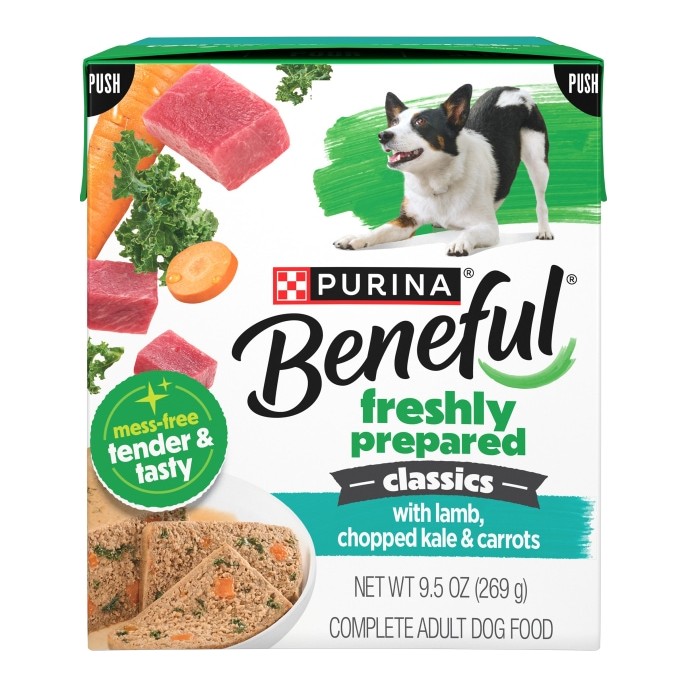 Purina Beneful Freshly Prepared Classics With Lamb, Chopped Kale and Carrots Pate Wet Dog Food