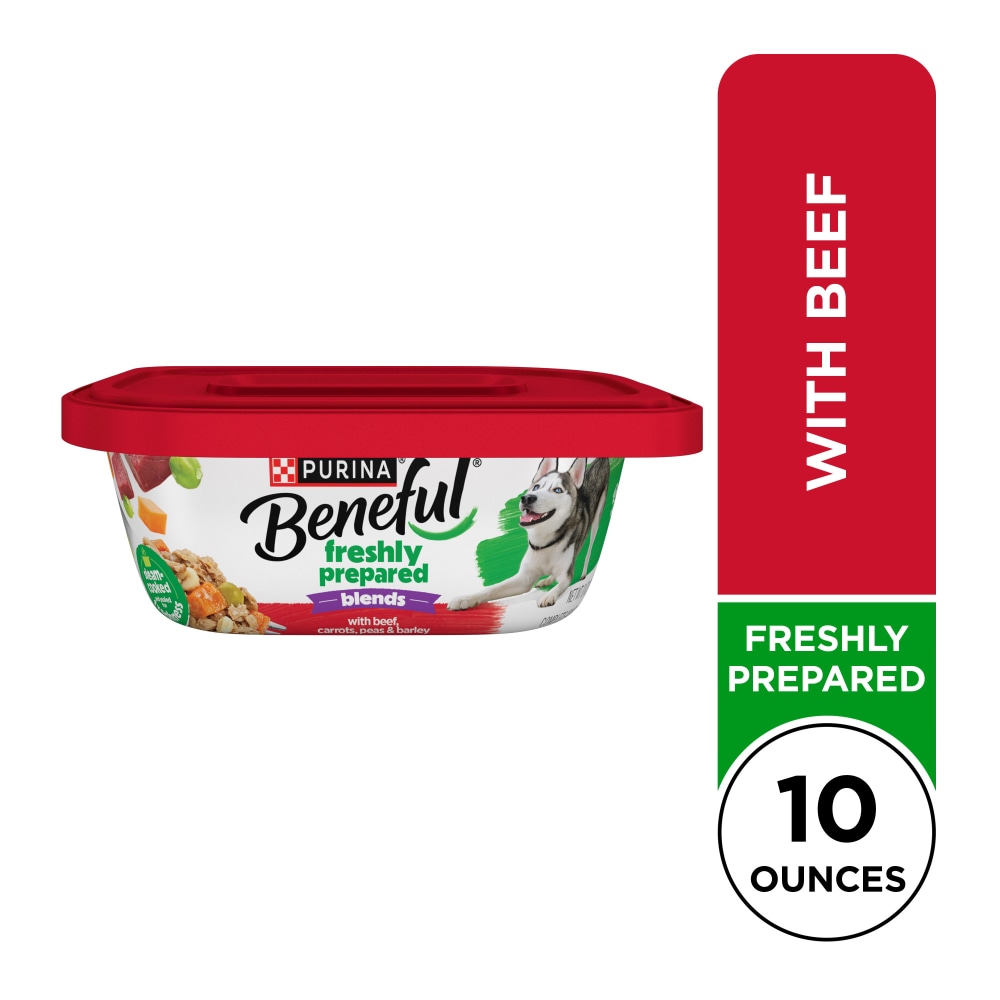 Purina Beneful Freshly Prepared Blends with Beef, Carrots, Peas and Barley Wet Dog Food