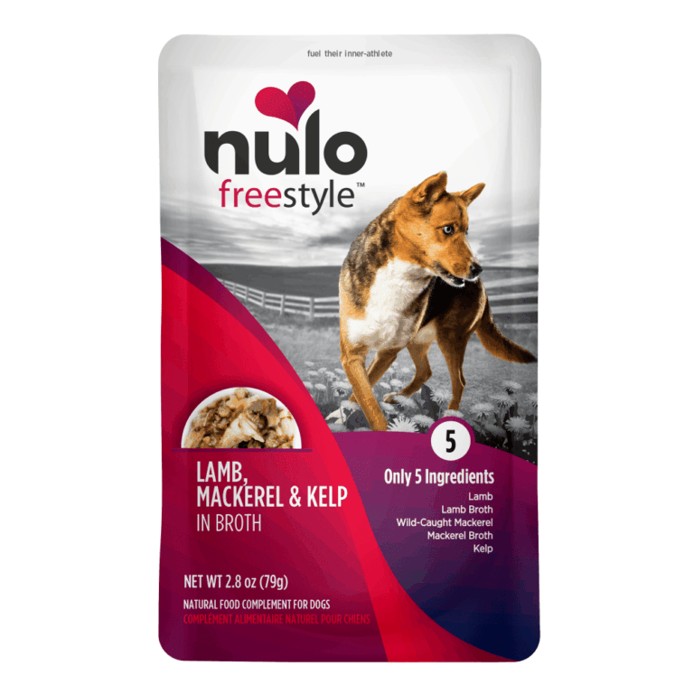 Nulo FreeStyle Meaty Pouches Lamb, Mackerel & Kelp Recipe Dog Food Topper