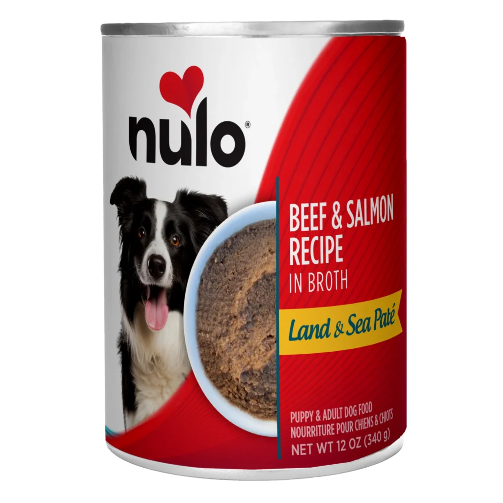 Nulo Land & Sea Paté Beef & Salmon Recipe Wet Dog Food