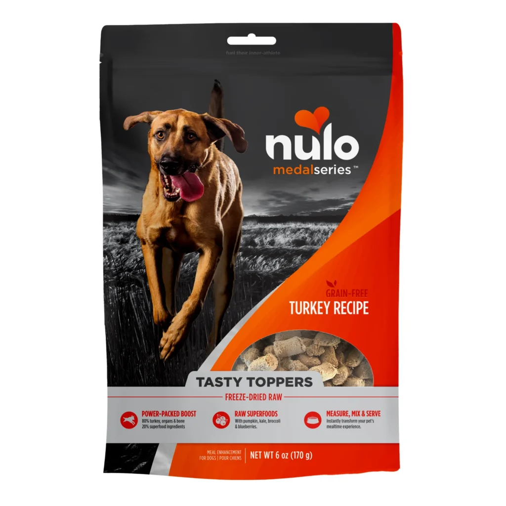 Nulo MedalSeries Tasty Toppers Turkey Recipe Dog Food Topper