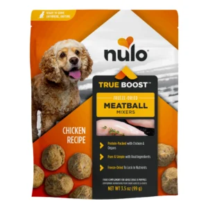 Nulo FreeStyle True Boost Meatball Mixers Chicken Recipe Dog Food Topper