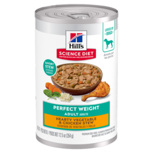 Hill’s Science Diet Adult Perfect Weight Hearty Vegetable & Chicken Stew Wet Dog Food