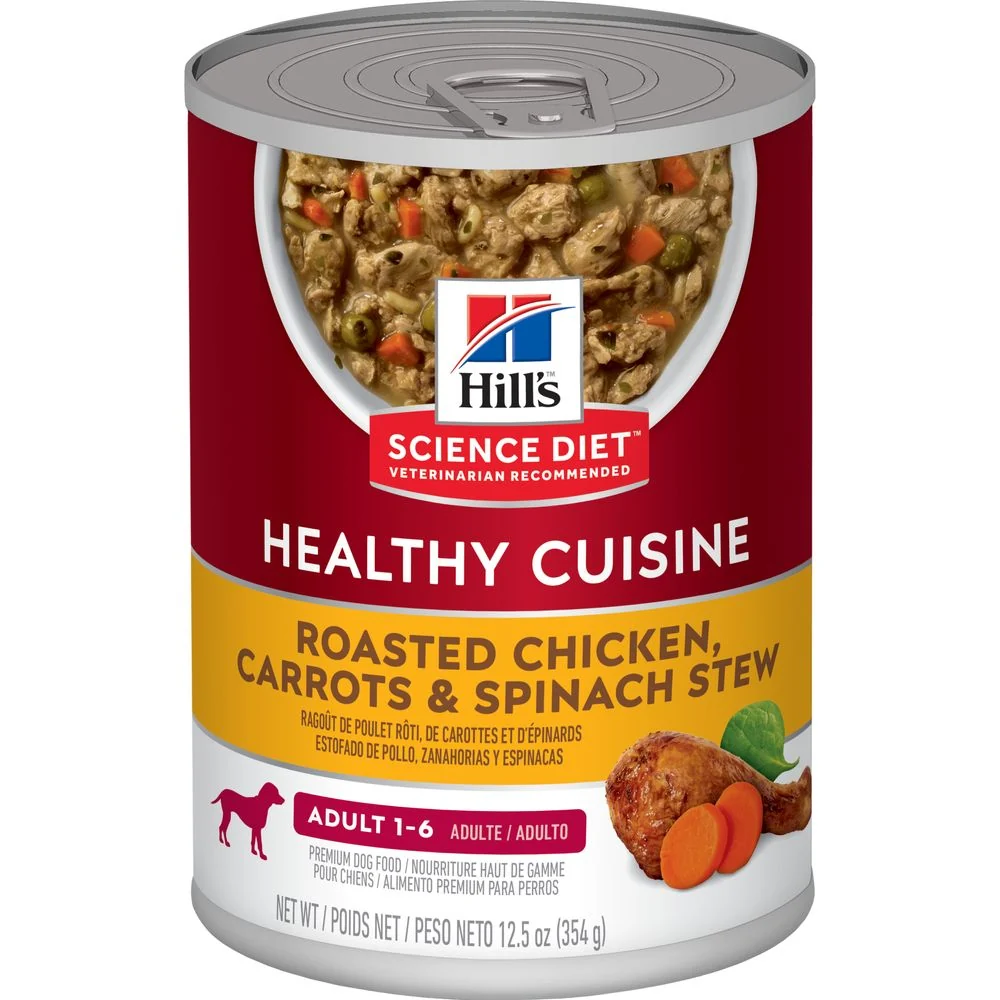 Hill’s Science Diet Adult Healthy Cuisine Chicken & Vegetables Stew Wet Dog Food