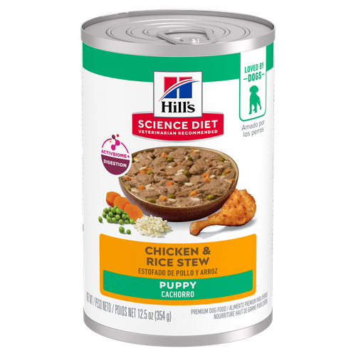 Hill’s Hill’s Science Diet Puppy Chicken & Rice Stew Wet Dog Food