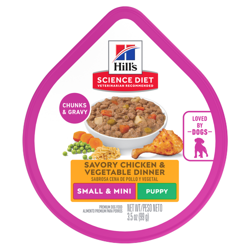Hill’s Hill’s Science Diet Puppy Small & Mini Savory Stew with Chicken & Vegetables Wet Dog Food