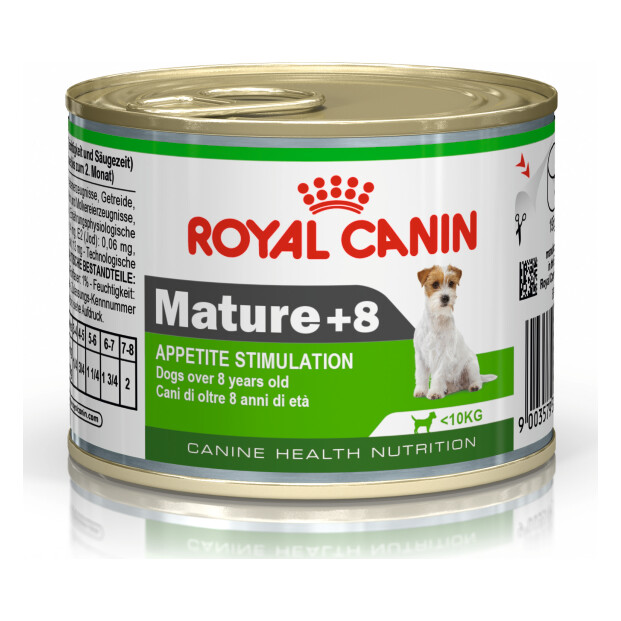Royal Canin Size Health Nutrition Mature 8+ Loaf in Sauce Wet Dog Food