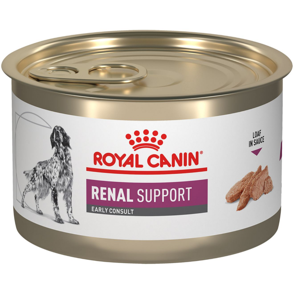 Royal Canin Veterinary Health Nutrition Canine Renal Support Early Consult loaf in sauce Wet Dog Food