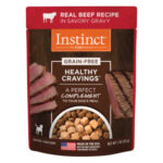 Instinct Original Healthy Cravings Toppers Real Beef Recipe Dog Food Topper