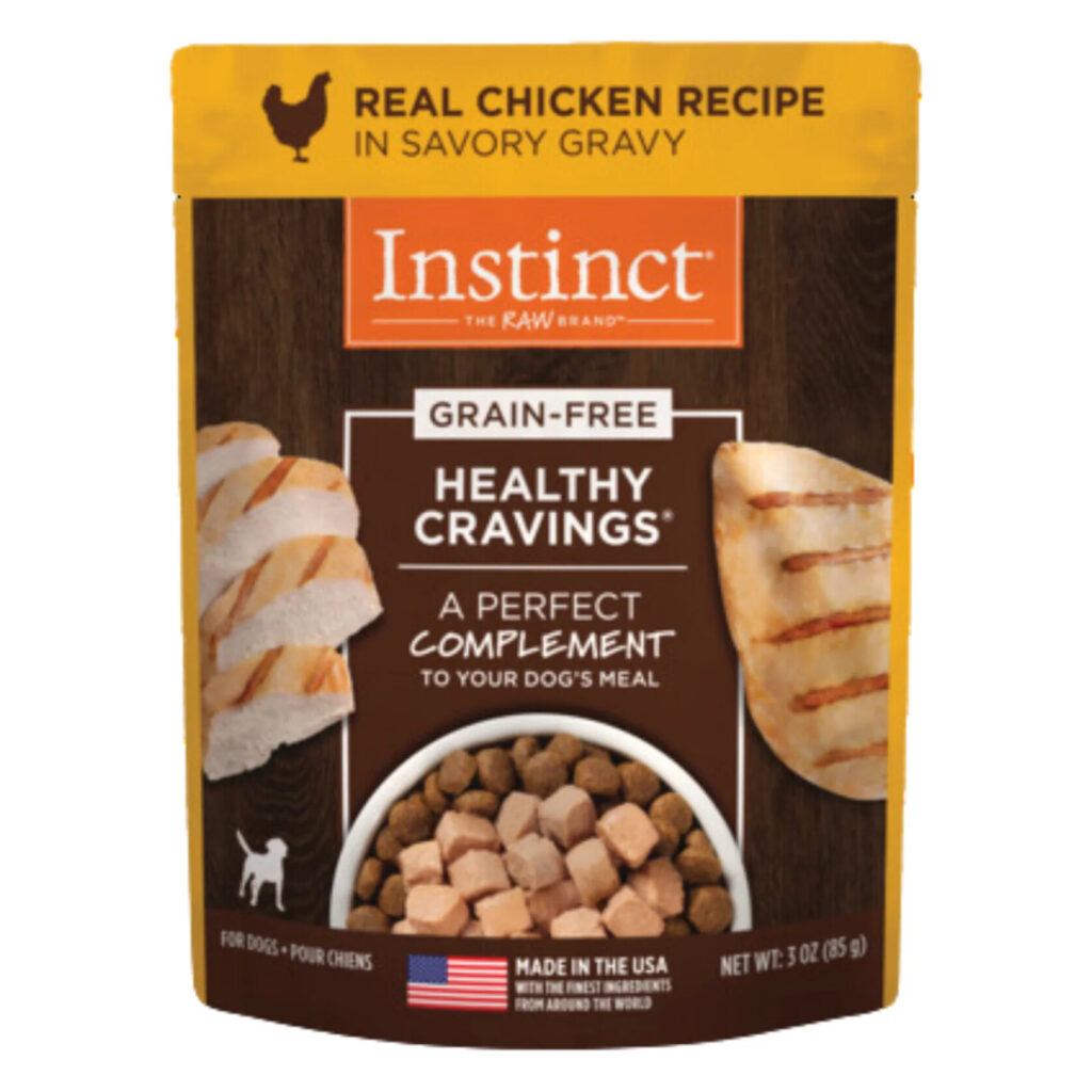 Instinct Original Healthy Cravings Toppers Real Chicken Recipe Dog Food Topper