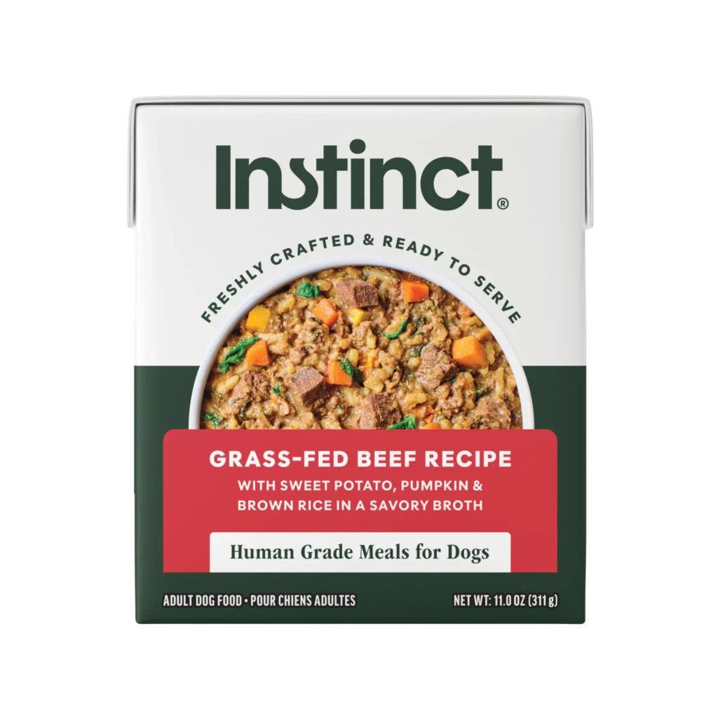 Instinct Freshly Crafted Meals Grass-Fed Beef Recipe Dog Food Topper