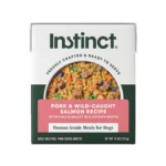 Instinct Freshly Crafted Meals Pork & Wild-Caught Salmon Recipe Wet Dog Food