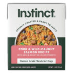 Instinct Freshly Crafted Meals Pork & Wild-Caught Salmon Recipe Wet Dog Food