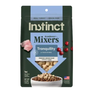 Instinct Raw Boost RawBoost+ Mixers Tranquility Recipe Dog Food Topper