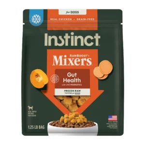 Instinct Raw Boost RawBoost+ Frozen Mixers Gut Health Recipe Dog Food Topper