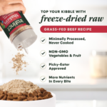 Instinct Raw Boost RawBoost+ Shakers Grass-Fed Beef Recipe Dog Food Topper, photo 3