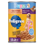 Pedigree Puppy Chopped Ground Dinner Can, Lamb & Rice Wet Dog Food