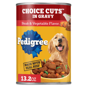 Pedigree Choice Cuts IN Gravy Adult Can, Steak & Vegetable Wet Dog Food