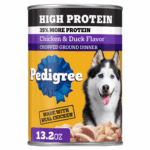 Pedigree High Protein Chopped Ground Dinner Can, Chicken & Duck Wet Dog Food