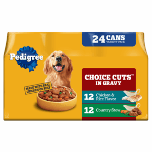 Pedigree Choice Cuts IN Gravy Adult Cans, Country Stew and Chicken & Rice Wet Dog Food