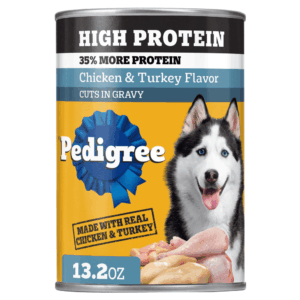 Pedigree High Protein Adult Can, Chicken & Turkey Wet Dog Food