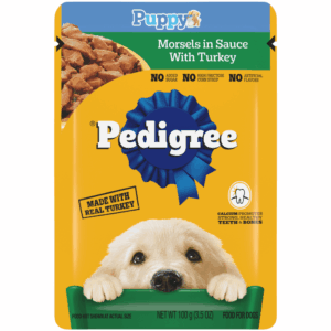 Pedigree Puppy Pouch, Turkey Wet Dog Food