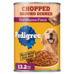 Pedigree Chopped Ground Dinner Adult Can, Filet Mignon Wet Dog Food
